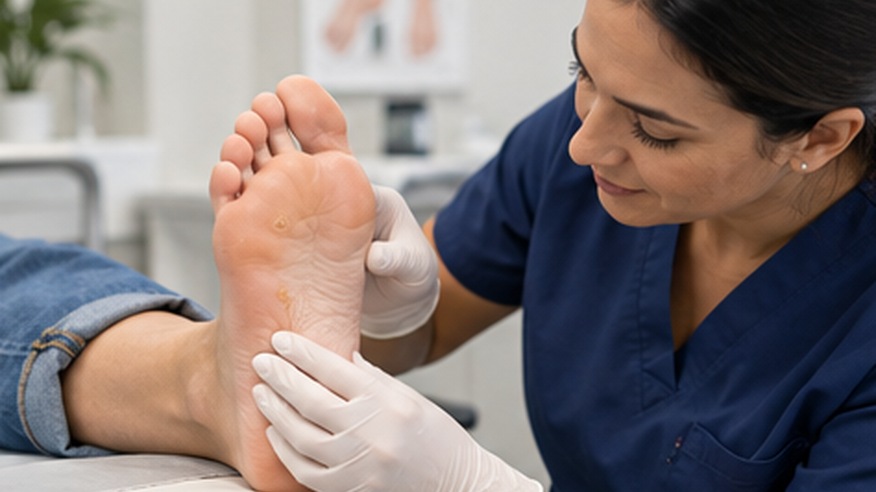 Plantar Warts (Verruca Pedis): Causes, Symptoms and Treatment